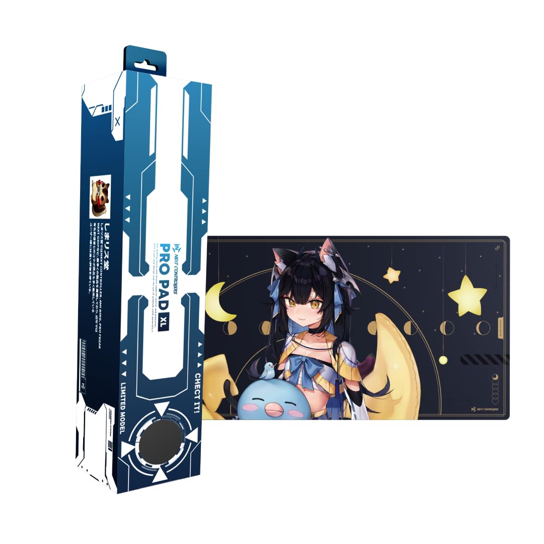NEXTコントローラー ゲーミングマウスパッド マウスパッド 夜よいちモデル クロス表面 XLサイズ 900×400×4mm