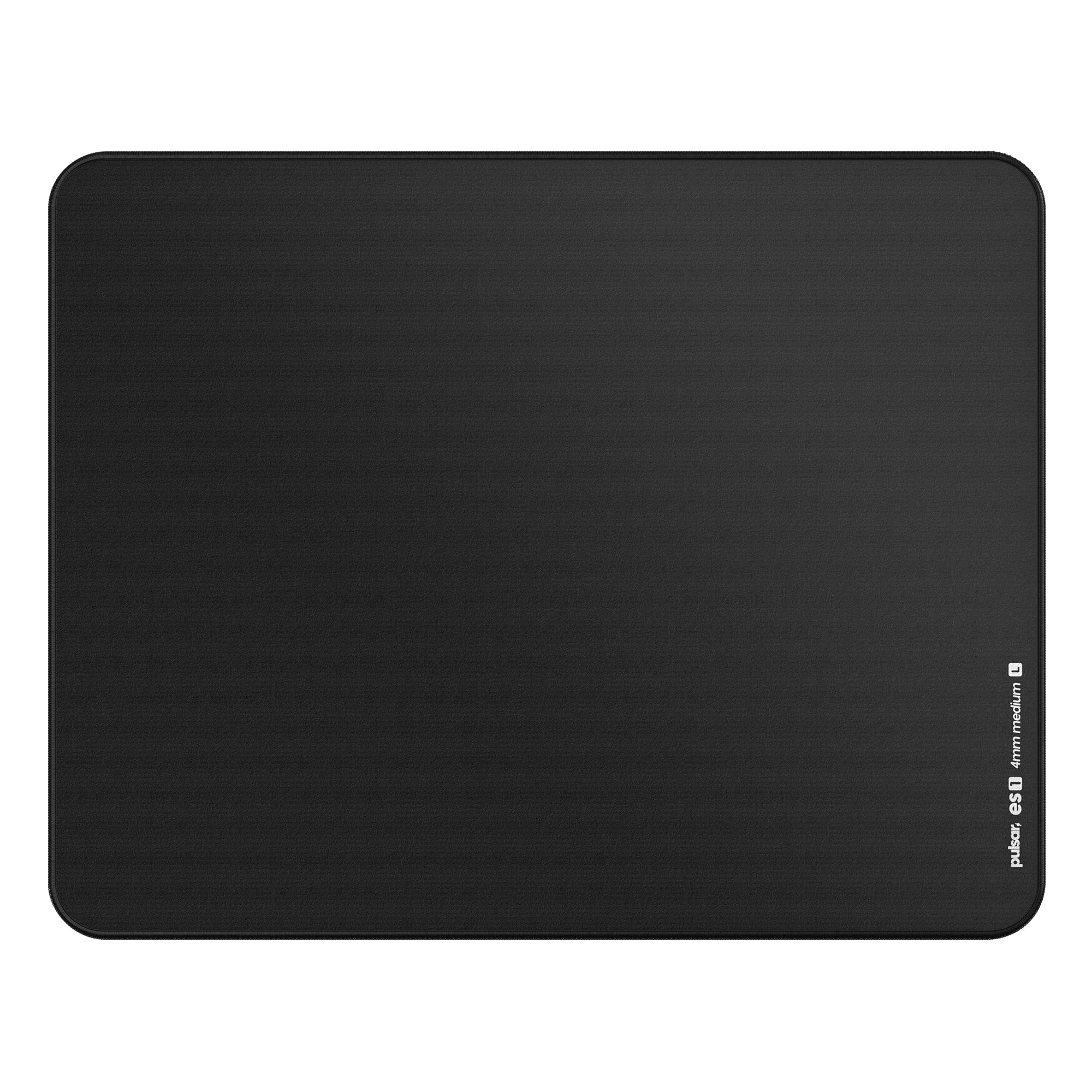 Pulsar Gaming Gears eSports仕様 ゲーミングマウスパッド ES1 低摩擦 ハイブリッドタイプ 滑り止め 国内正規品 42cm x 33cm×4mm (L, Black)